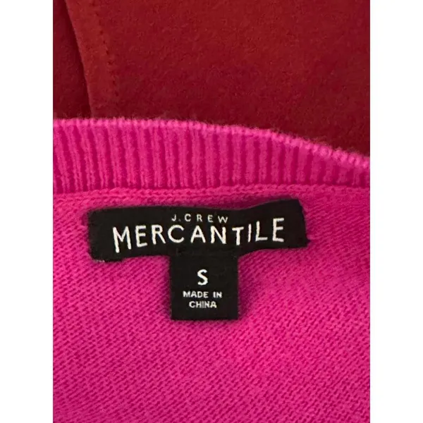 J.Crew Mercantile Teddie cotton/wool crew neck long sleeve sweater Size Small - Image 6