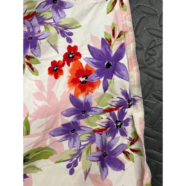 RTR Louna Sz S Floral Purple Red Tiered Sleeveless Resort Maxi Dress printed - Image 6