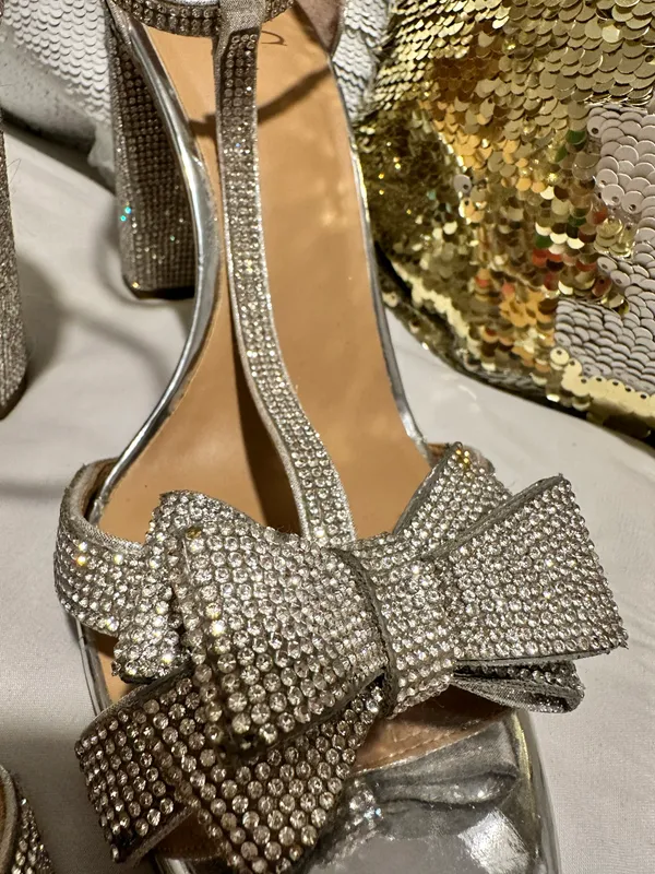 INC Rhinestone Heels - Image 2