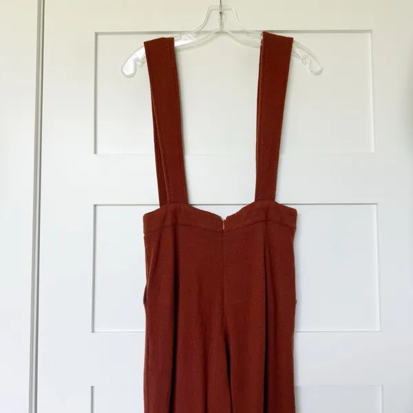 Wild Honey Rust Overall Jumpsuit - Image 4