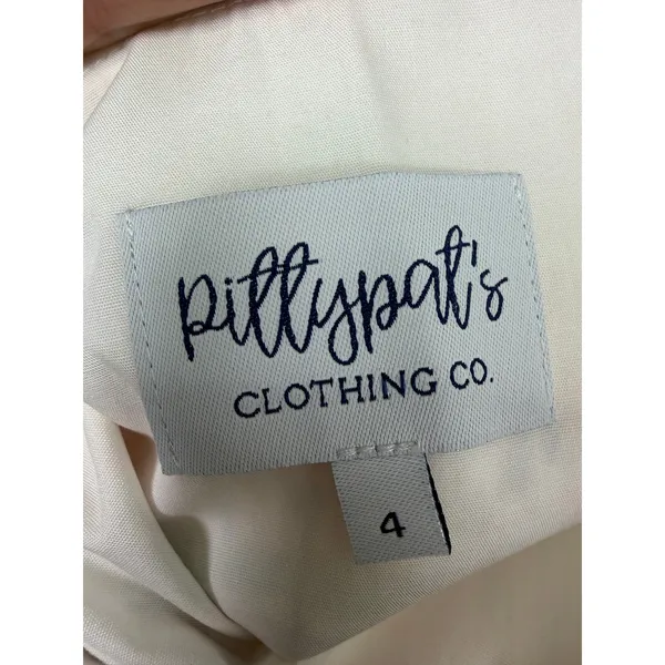 PittyPat’s Clothing Co. Langley Skirt Orange and Purple Clemson Toile Size 4 - Image 5