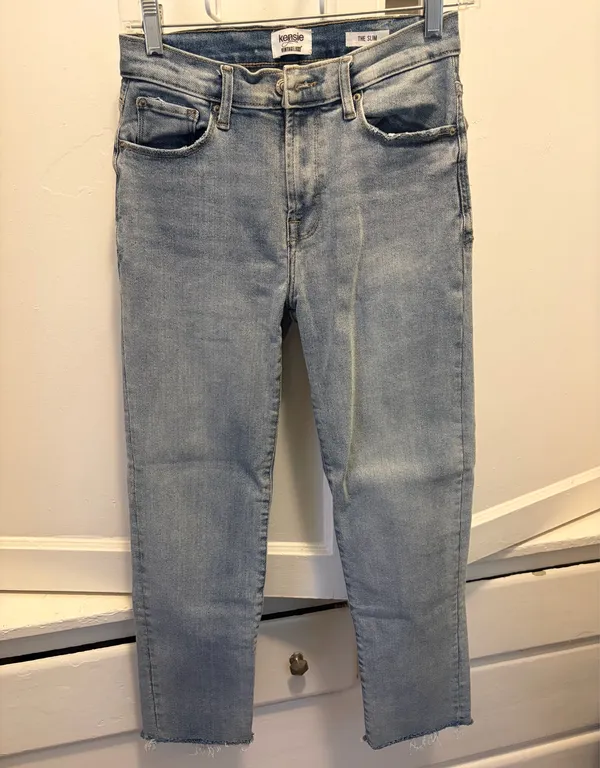 Kensie Vintage Glamour The Slim Women’s Blue Jeans Size 2 W 26 - Image 5