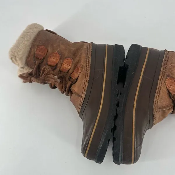 Sorel Women’s Alpine Waterproof Sherpa Lined leather Boots size 7 Duck‎ Caribou - Image 8