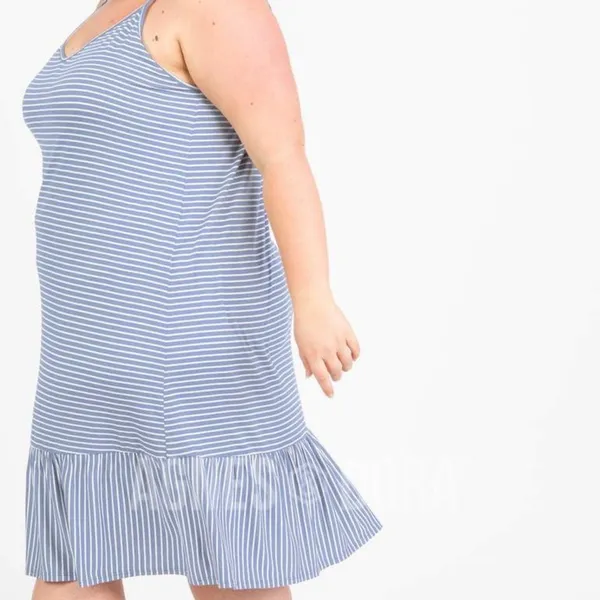 Agnes & Dora Stripe Slip Dress - Image 5