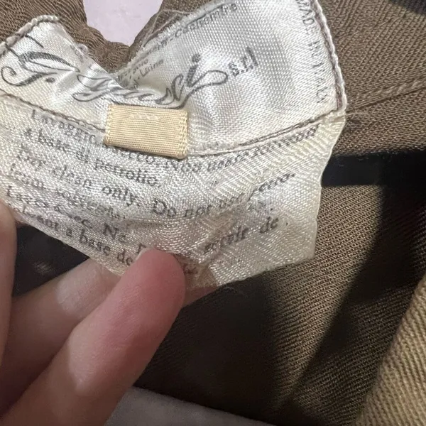 VINTAGE Gucci (1970’s) Military Button Down Top - Image 2