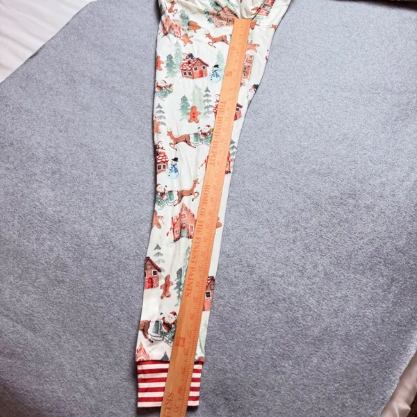 Pottery Barn Kids Holiday Gingerbread Organic Cotton Pajama Set Adult S and L - Image 12