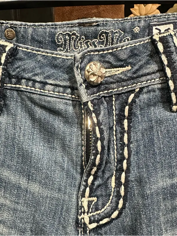 Miss Me JP55014‑13 Bootcut Jeans – Classic Embellished Pockets – Size 30 - Image 4