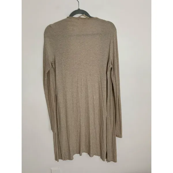 Joah‎ Brown Tan Light weight mid length cardigan size m/l - Image 3