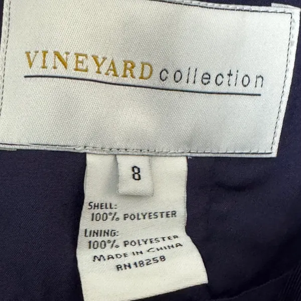 Vineyard‎ Collection Purple Strapless Chiffon Maxi Dress Romantic Bodice Size 8 - Image 6