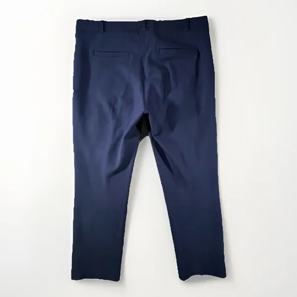 Betabrand Dress Pant Yoga Pants Women L‎ Navy Blue Straight Leg Stretch W0249-NY - Image 3