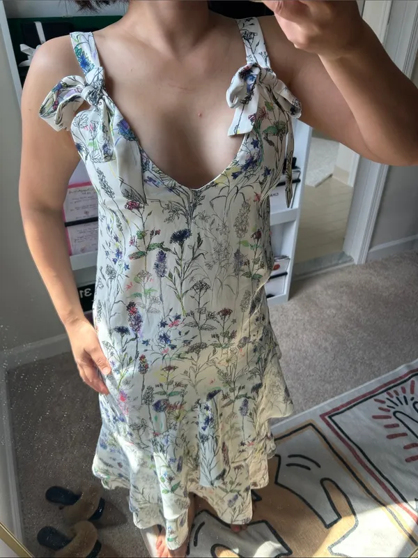H&M floral dress. S - Image 10