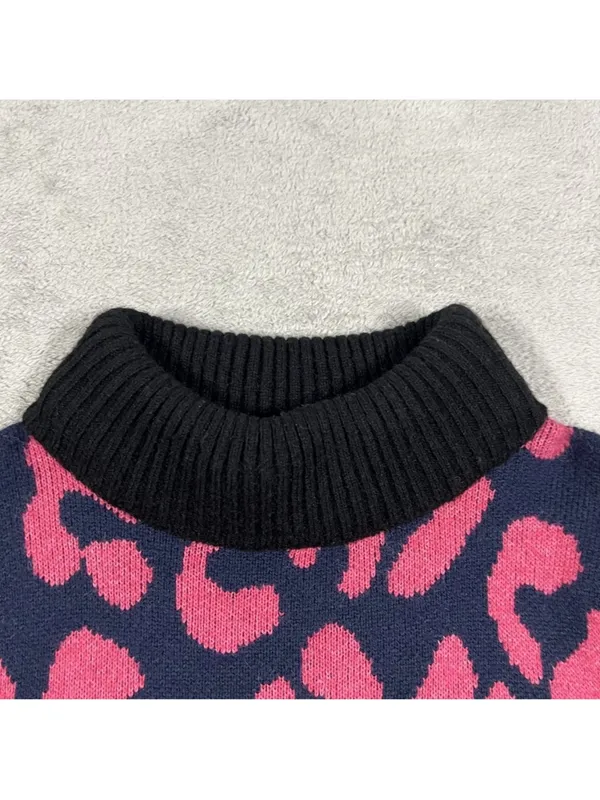 FARM Rio Mixed Leopard Sweater Dress - Image 8