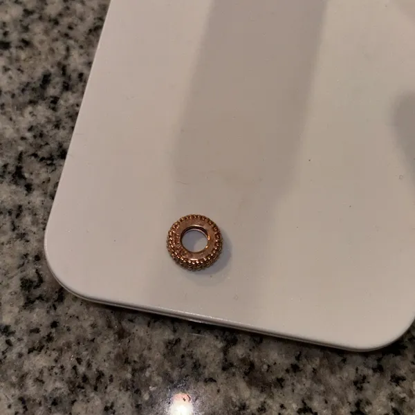 Pandora Clear‎ Sparkle rose gold plating Charm - Image 4