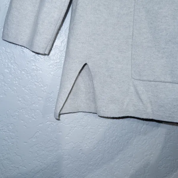 J. Crew Heather Dust Gray Chelsea Sweater Blazer Cardigan Size Large - Image 7