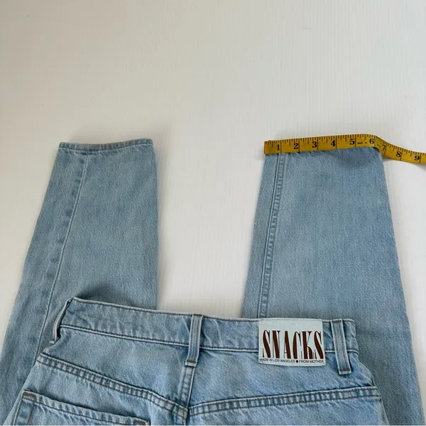MOTHER Snacks High Waisted Twizzy Skimp Jeans Just a Nibble, 28 - Image 11