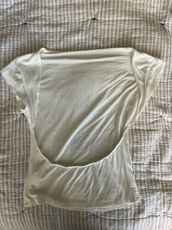 White Backless Top - Image 6