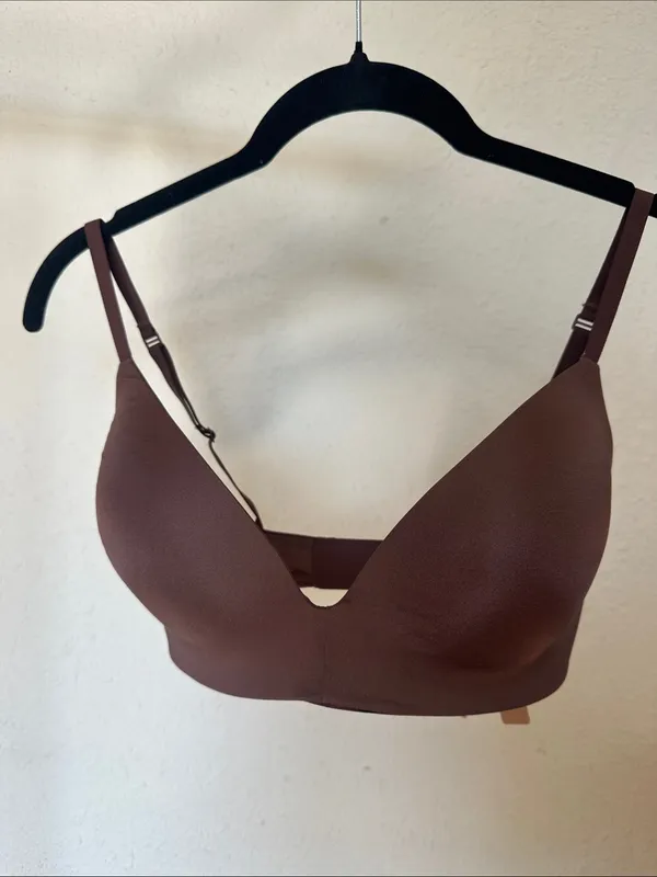 NWT SKIMS Wireless Form lightly lined Bra‎ Cocoa Size 34B - Image 2