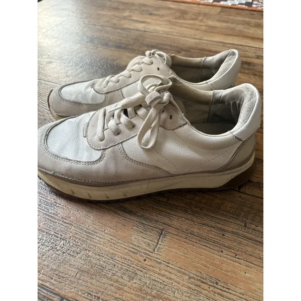 Madewell Kickoff Trainer Sneaker White Low Top Lace-Up Athletic Women's size 8 - Image 3