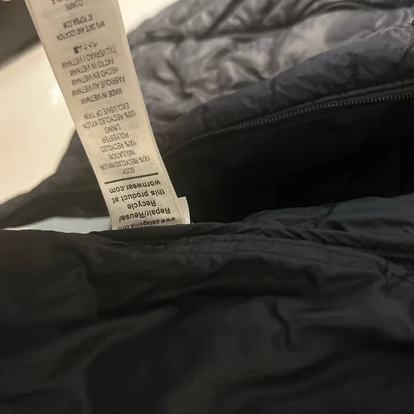 Patagonia Black Puffer Jacket XXL Regular Full Zip Mid-Length Lightweight Woman - Image 4