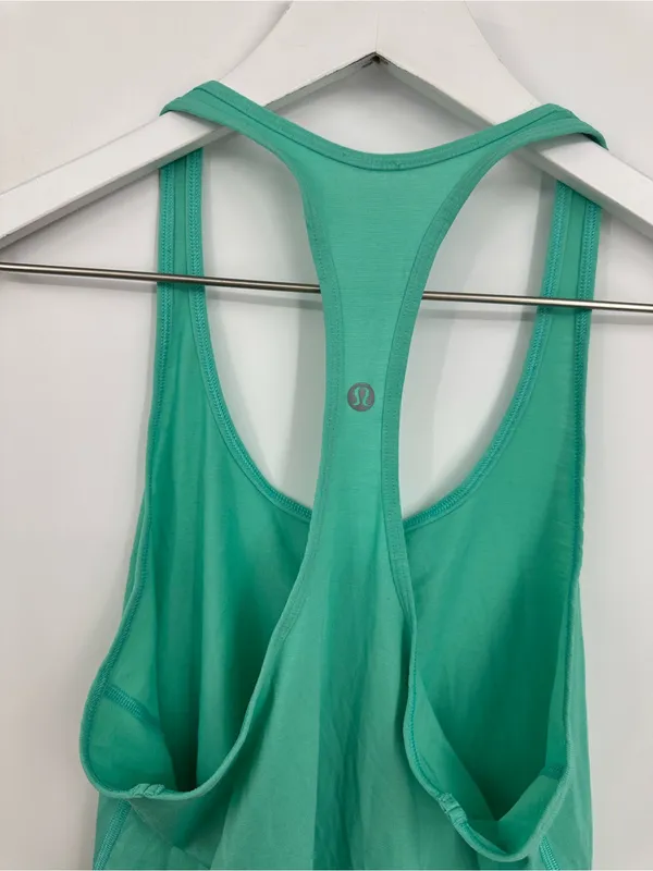 Lululemon Teal Tank Top Size Small Gym Workout - Image 2
