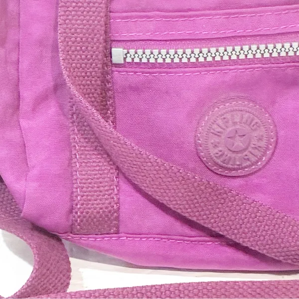 Kipling Nylon Purple Crossbody Bag with Adjustable Strap Handbag - Image 2