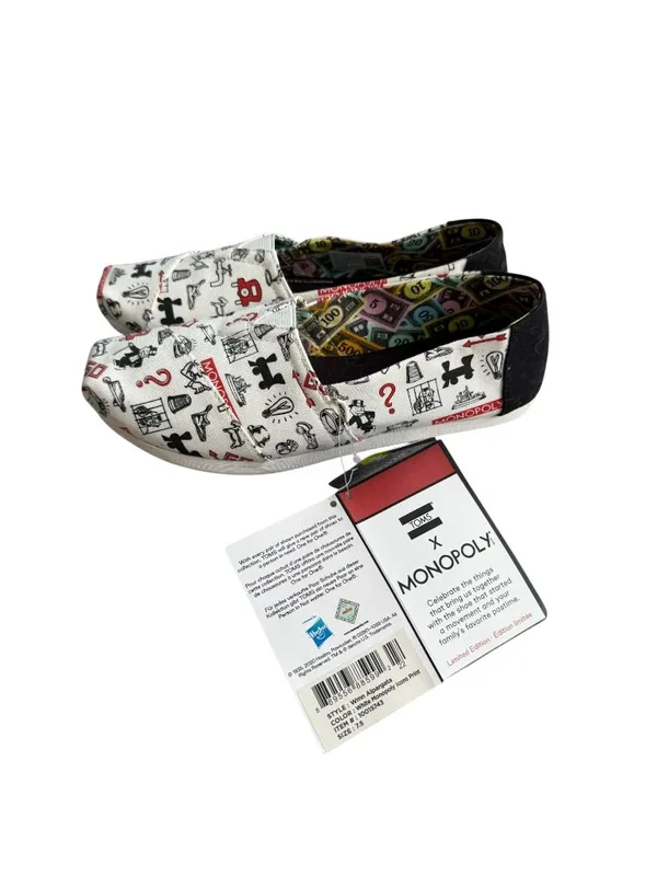 TOMS x Monopoly Women’s Game Board Flats Size 7.5 NEW NWT - Image 6