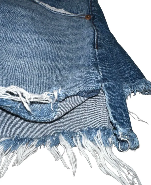 Abercrombie The Mom High Rise Curve Love Denim Shorfs Size 29 (8) - Image 3