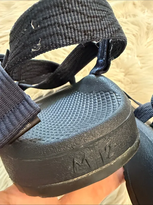 Chacos Chaco Navy Sport Sandals with Adjustable Straps size 12 good condition - Image 5