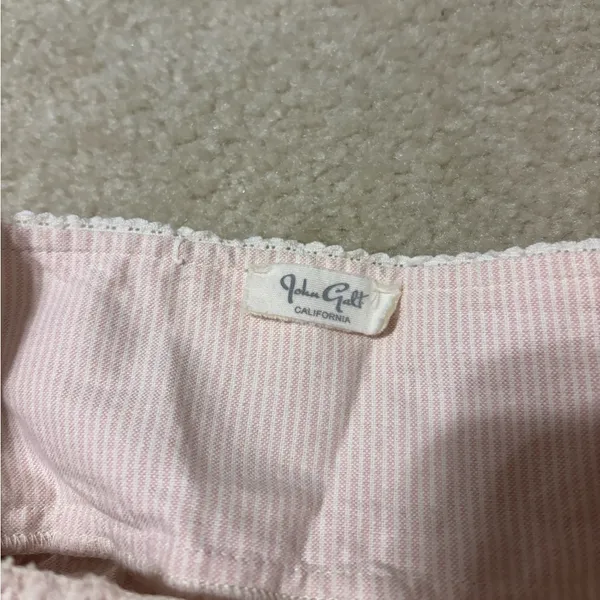 Brandy Melville Pink Stripe Babydoll Top - Image 3