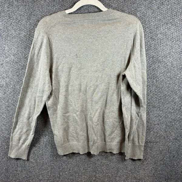 Patagonia Worn‎ Wear Sweater Grey Organic Cotton Woman's Size M - Image 5