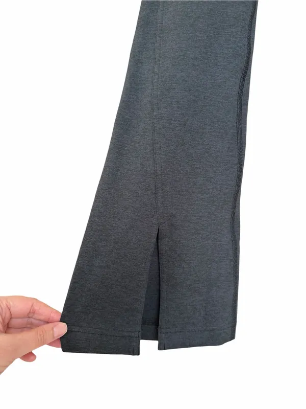 Lululemon Soft Sueded Split-Hem High-Rise Mini-Flare Pant Grey Size 6 - Image 6