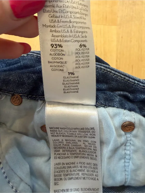 MOTHER The Looker Crop One Fell Sweep Skinny Jeans - Image 6