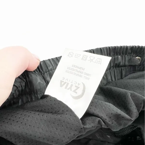 ZYIA Active Bomber Animal Print Running Shorts Women's XL Black Athletic - Image 8