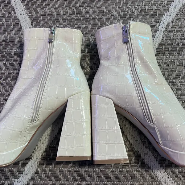 Vivianly Chunky Heel Ankle Boot Sz 9 - Image 5