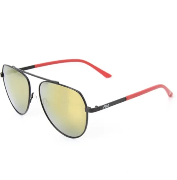 Fila Unisex Semi-Matte Black Sunglasses - Image 3