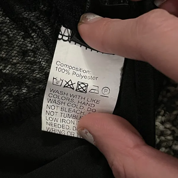 Shein black lace bodysuit L - Image 6