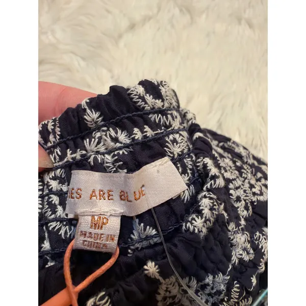 Skies Are Blue Women's Size Medium Petite Prudence Embroidered Ruffle Hem Skirt - Image 10