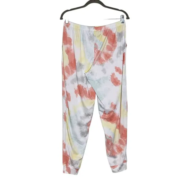 Secret Treasures Multi-Color Tie-Dye Knit Joggers Size Medium 8-10 - Image 2