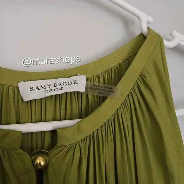 Ramy Brook Green Dress - Image 4