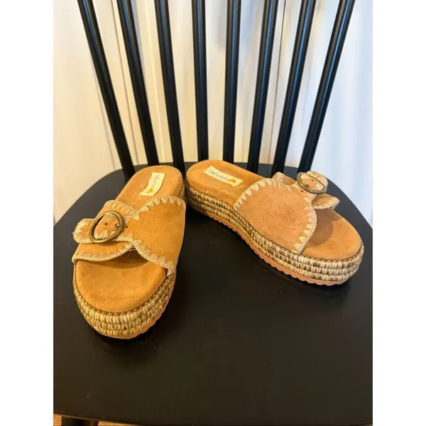 C&C California Barista platform stitched sandal size 6 - Image 10