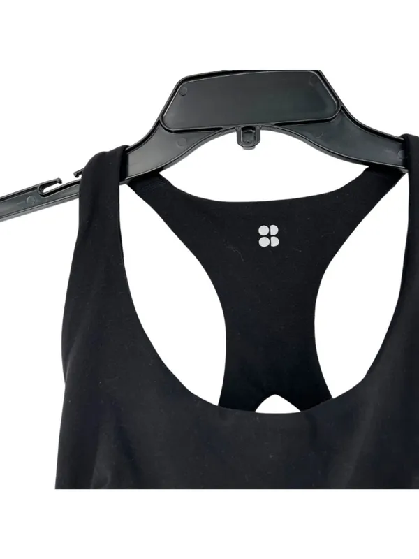 Sweaty Betty Black Racerback Sports Bra Size 2 NWOT Workout Running Everyday - Image 2
