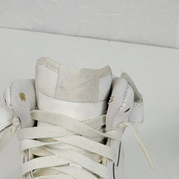 Nike Air Force 1 82' Women's Sneakers 7.5 White Mid Top Lace Up Athletic Shoes - Image 10