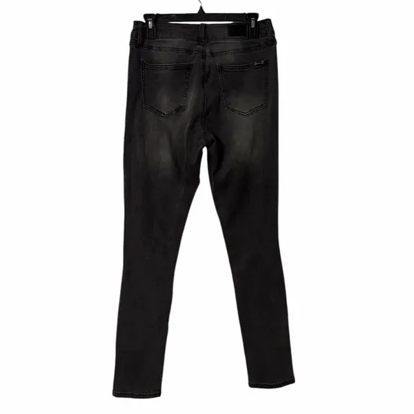 Seven7 Skinny Black Stretchy Distressed Jeans(Size 6) - Image 4