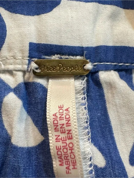 Free‎ People Menocra Cropped Printed Pant in Cobalt Size 2 - Image 10