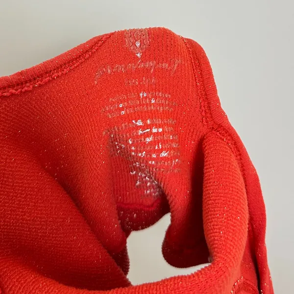 FREE PEOPLE Movement Glitter Cami in Hot Red Size X-Small - Image 4