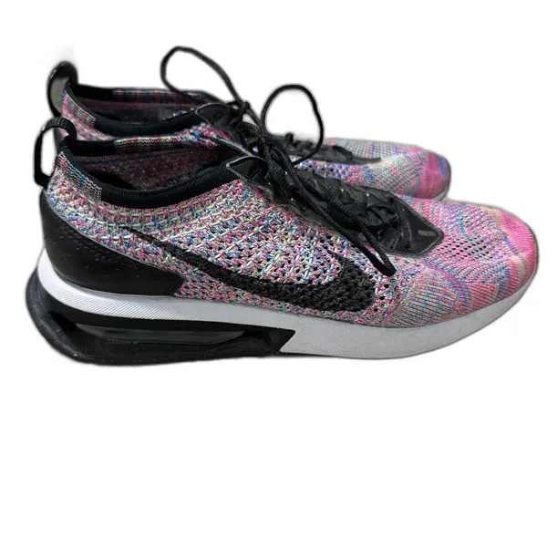 Nike | Flyknit Racer Rainbow Multi Color Shoes Size 8.5 Tennis Gym Athletic - Image 2