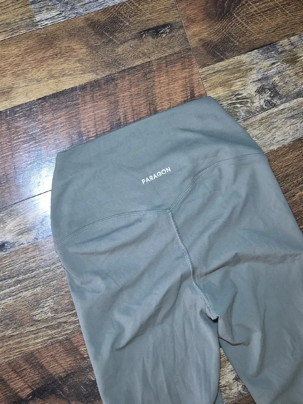PARAGON High-Rise Olive Green Leggings 6 - Image 3