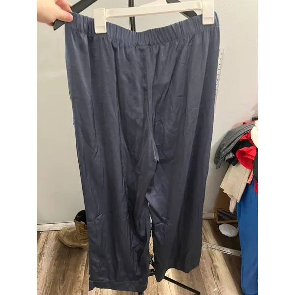 A New Day Satin navy textured pants - Image 4