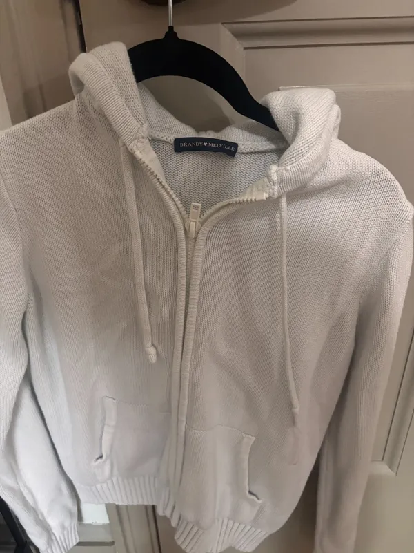 Brandy Melville Zip-Up Hoodie - Image 2