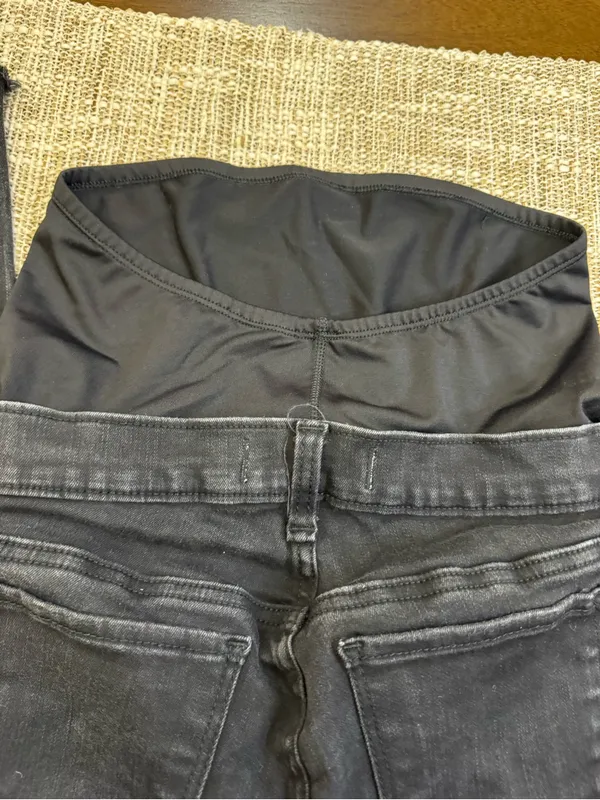 Abercrombie & Fitch Maternity Black Skinny Jeans Super Skinny Ankle Size 27/4R - Image 4